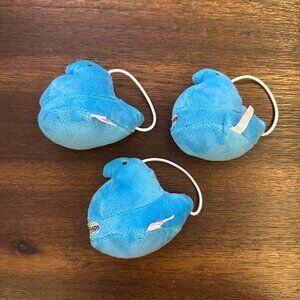 BUILD-A-BEAR (x3) Blue Peep Chick Wristie Wristies Accessories Easter Duck Plush